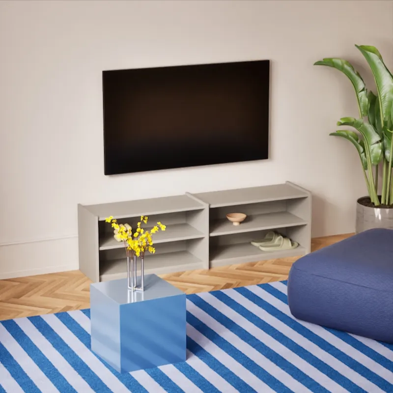 그레이 TV 수납장