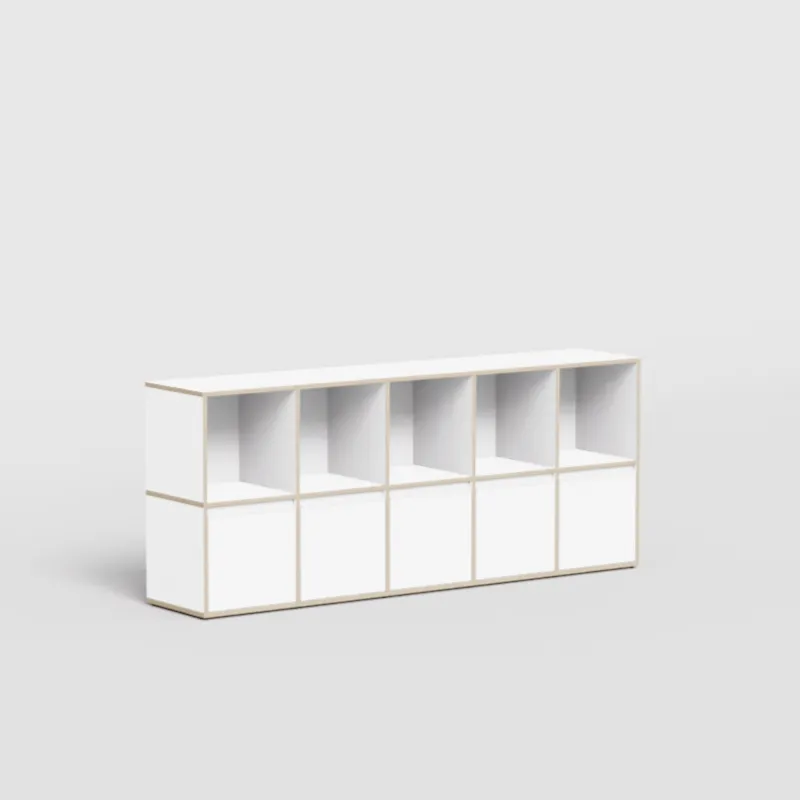 화이트 레코드 수납장 · 서랍, 뒷판