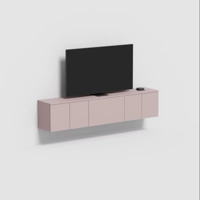 핑크 TV 수납장 · 외부 서랍