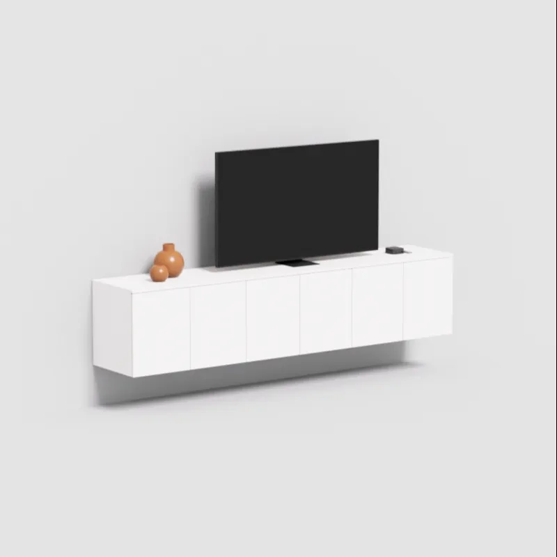 화이트 TV 수납장